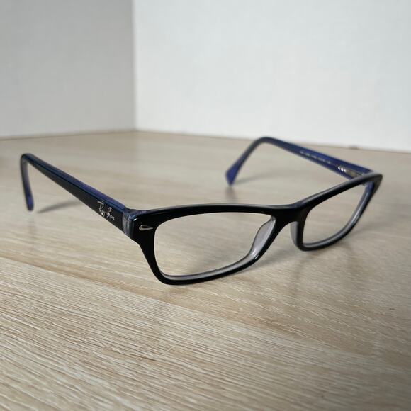 Ray-Ban RB5256 5190 Eyeglasses Translucent Blue Frames Only 52-16-135 - Picture 1 of 9